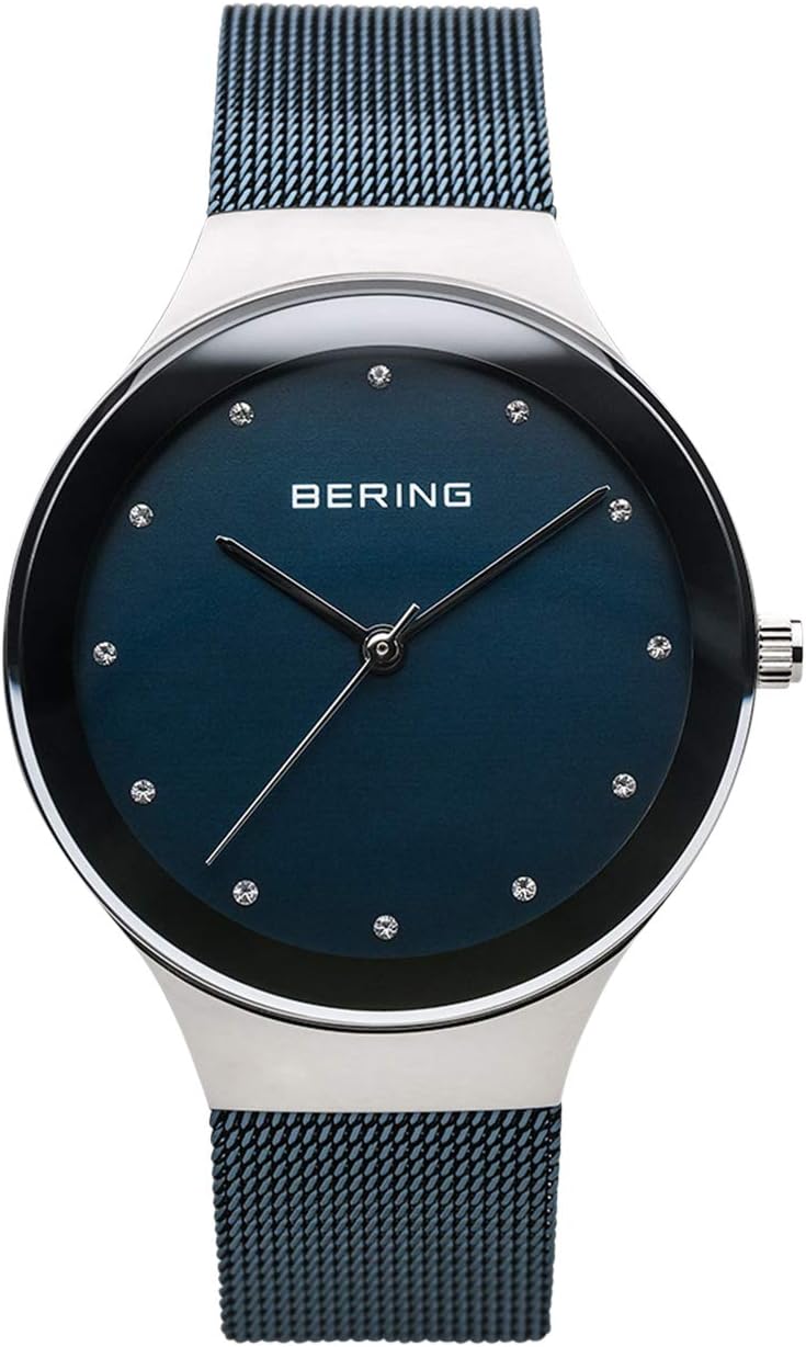 Detalle 2 de Bering Damen Quarz Uhr 12934 mit 34 mm Edelstahlgehäuse, Milanaisearmband und Saphierglas