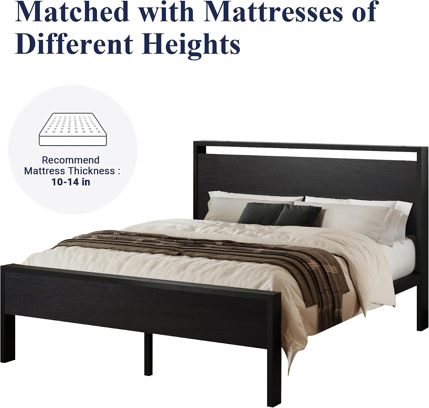 Thumbnail 6 de Allewie Full Size Bed Frame