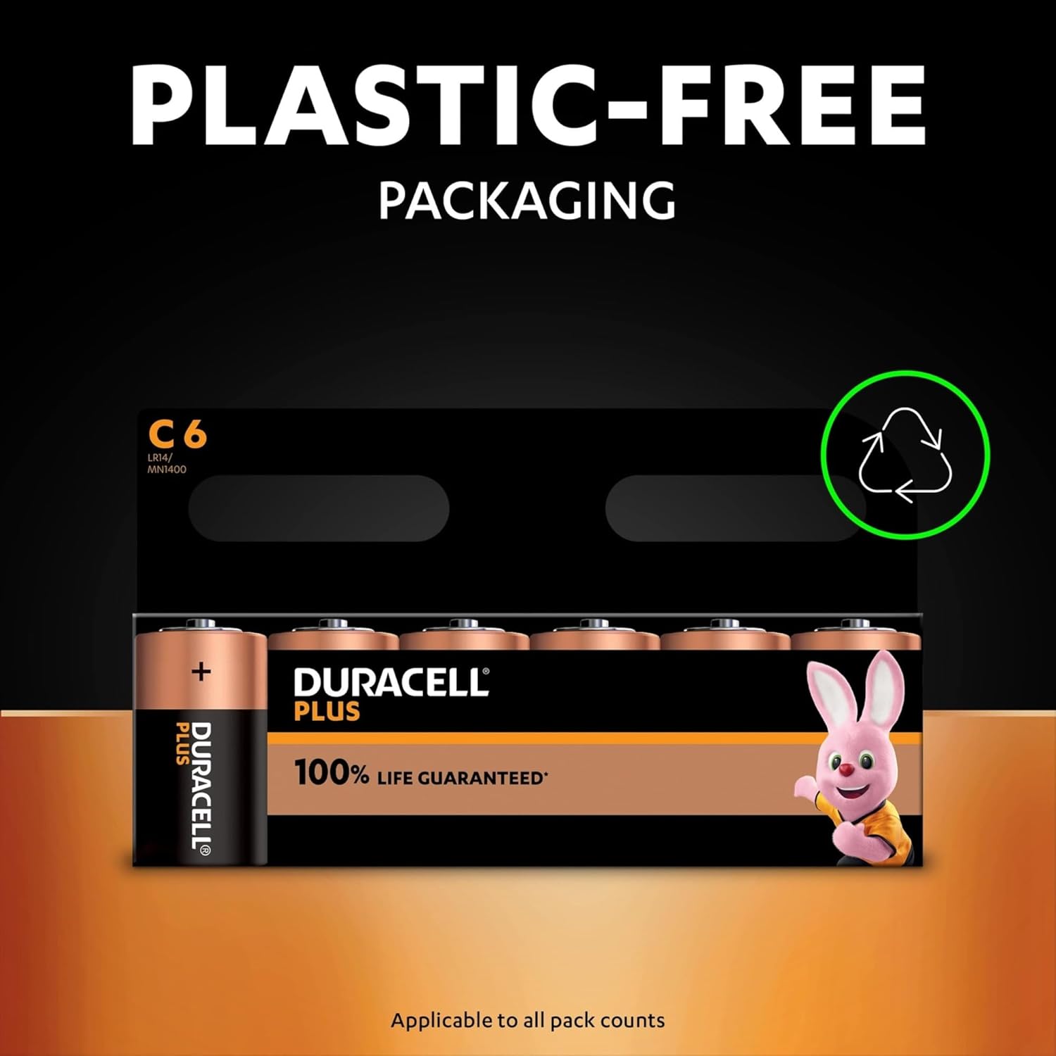 Thumbnail 5 de Duracell Plus C Batteries 1.5V 4-pack