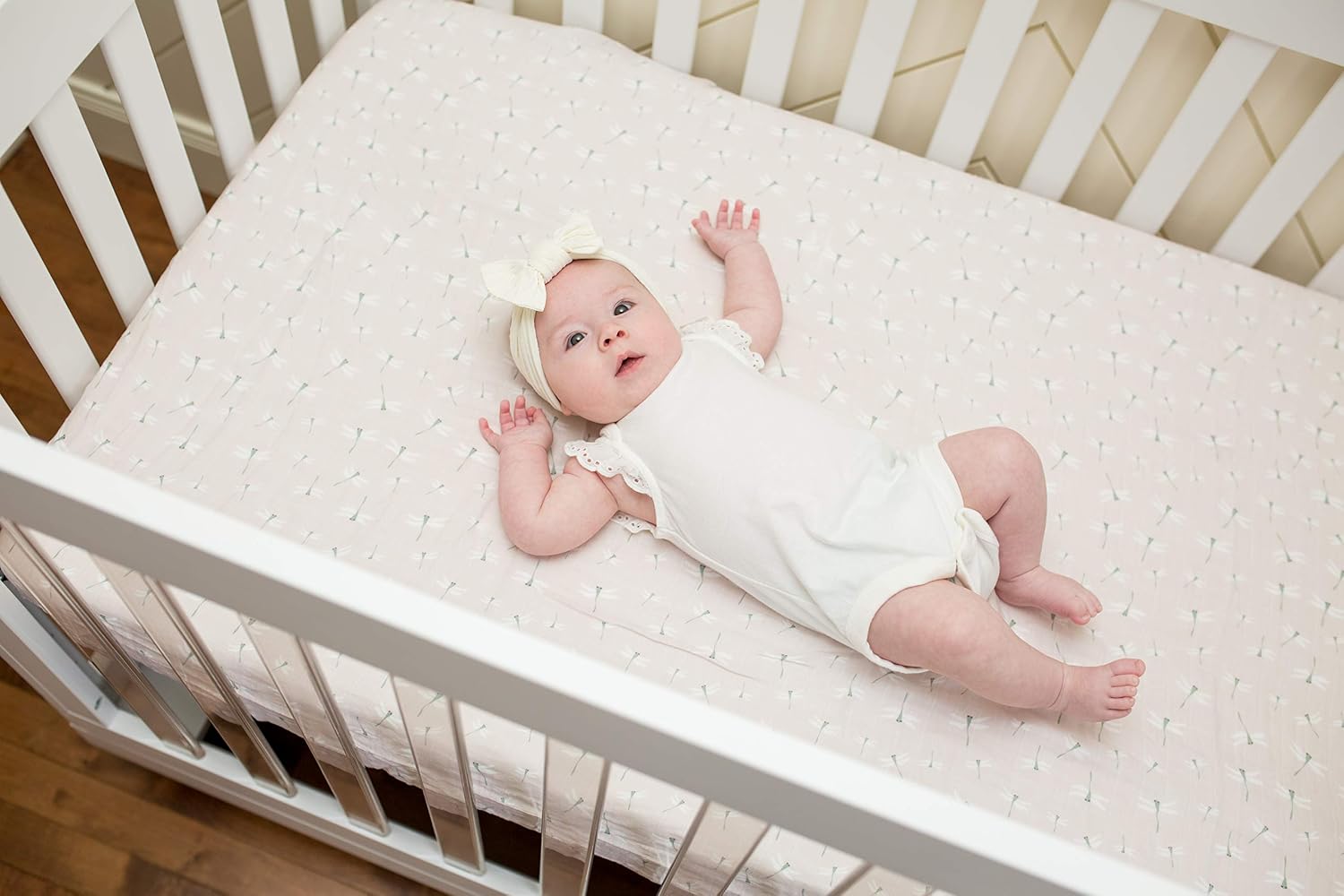 Detalle de Lulujo Muslin Crib Sheets 28 x 52 in