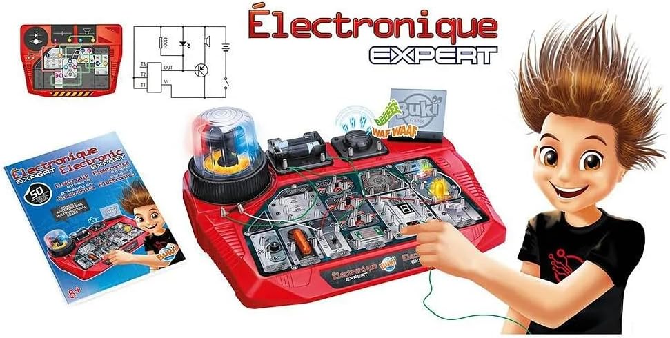 Detalle 2 de Buki France 7160 Expert Electronics – zestaw elektroniczny, ponad 50 układów