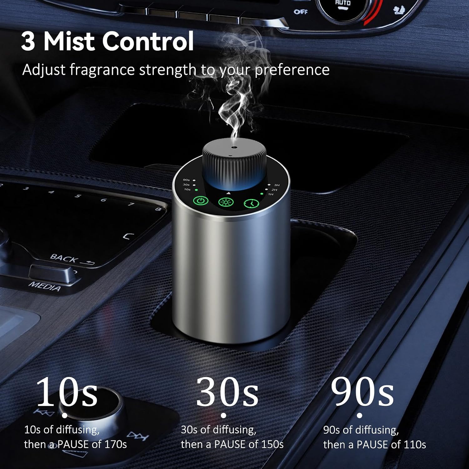 Detalle 2 de Diffusore oli essenziali mini 20 ml per auto