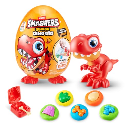 Smashers Junior Dino Dig Grand œuf T-Rex 🦖