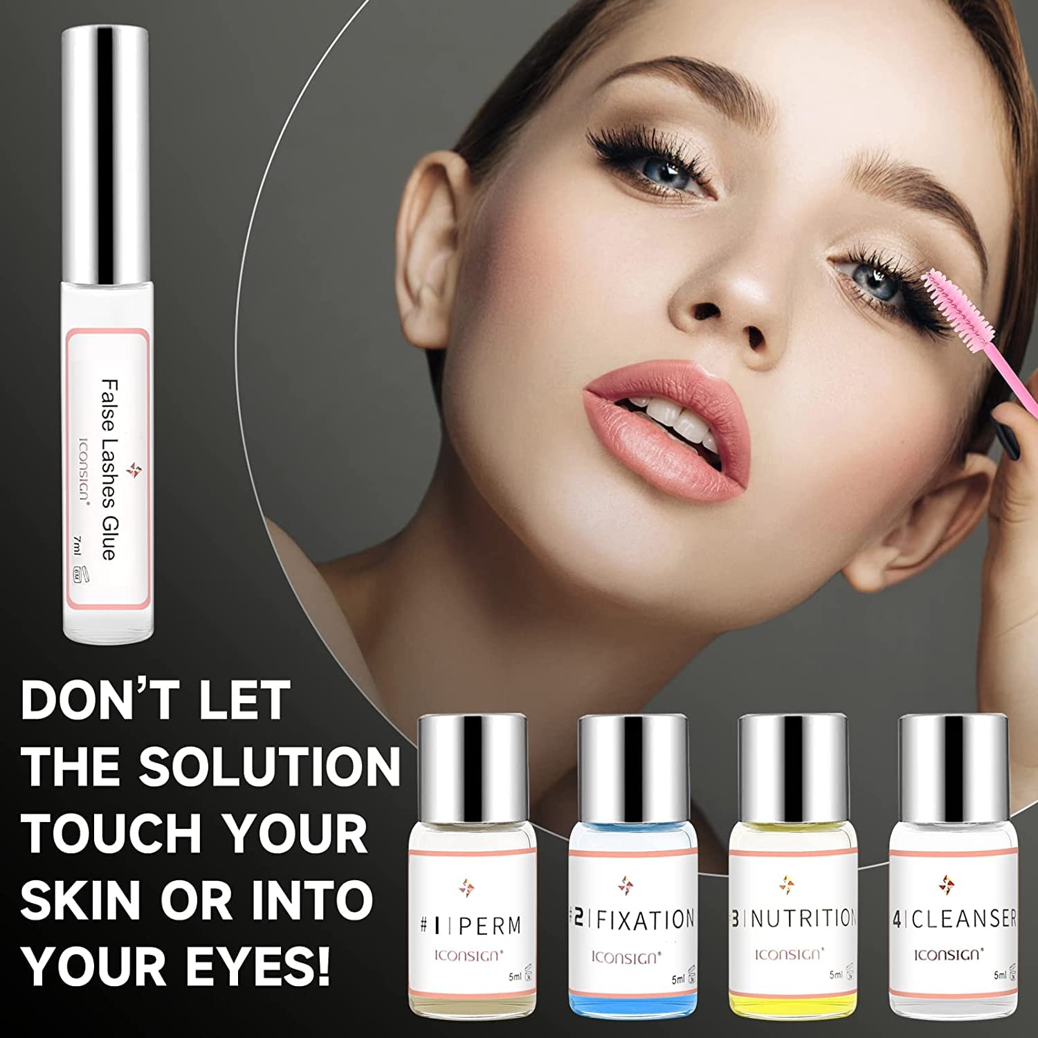 Detalle de Lash Lift Kit: Professional Eyelash Perm Kit for Salon-Quality Results at Home