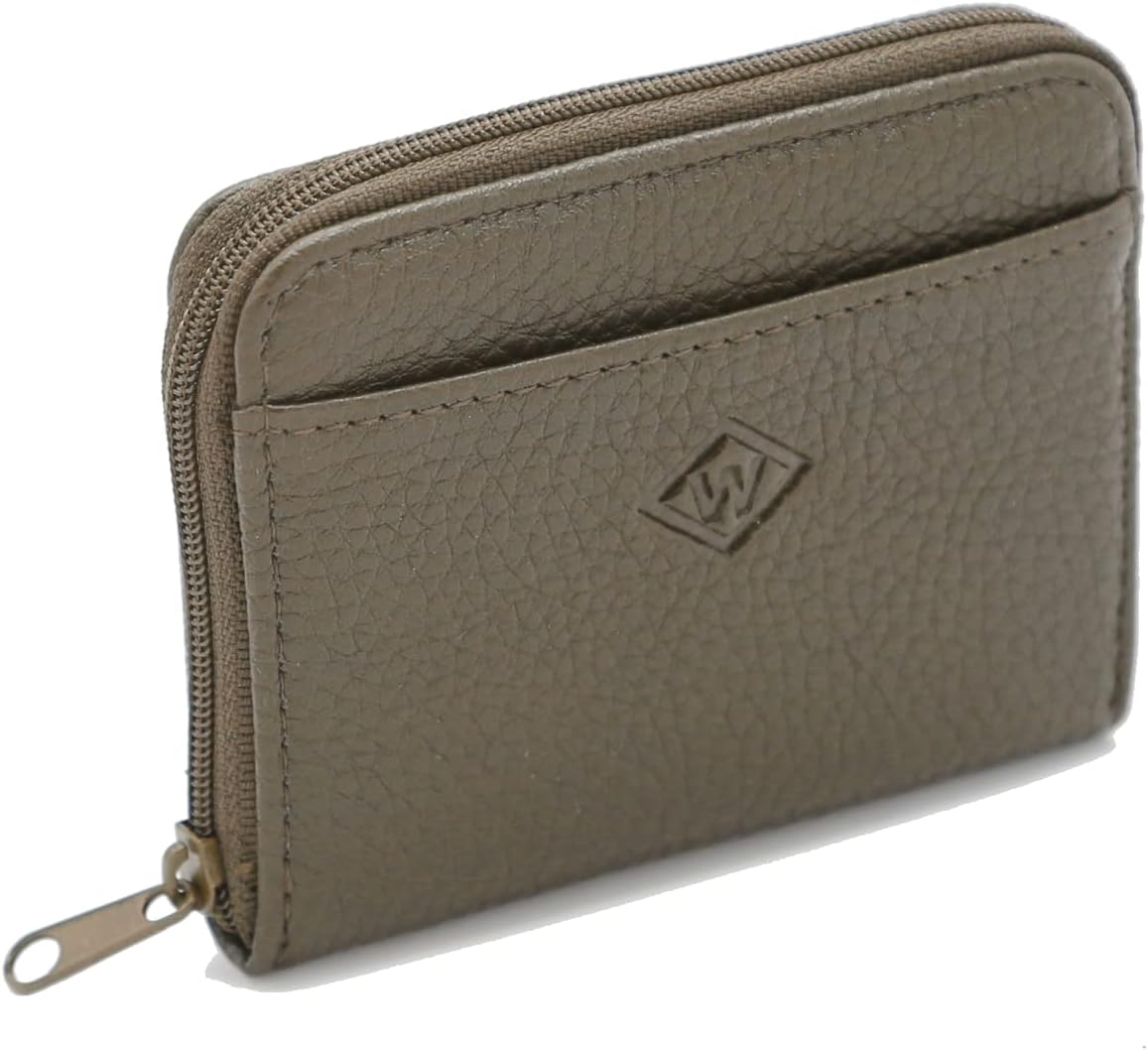 Detalle de Van Der Rich ® Piccolo Portafoglio in Pelle con Portachiavi per Donna