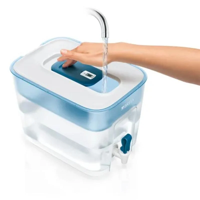 Detalle 2 de BRITA Flow 8,2 L con Maxtra Pro: filtro de agua azul transparente para sabor y menos cal