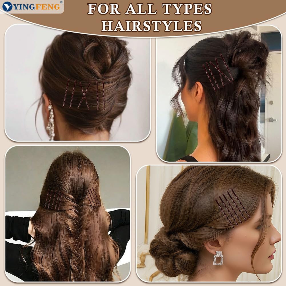 Thumbnail 2 de Bobby Pins Brown 330 Count 2.2 in
