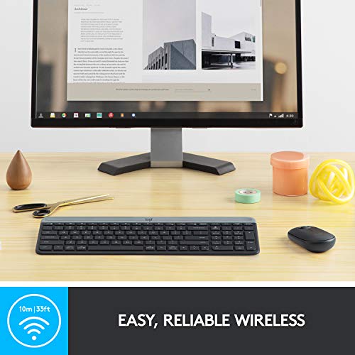 Detalle 2 de Logitech MK470 Slim Wireless Keyboard & Mouse Combo for Windows