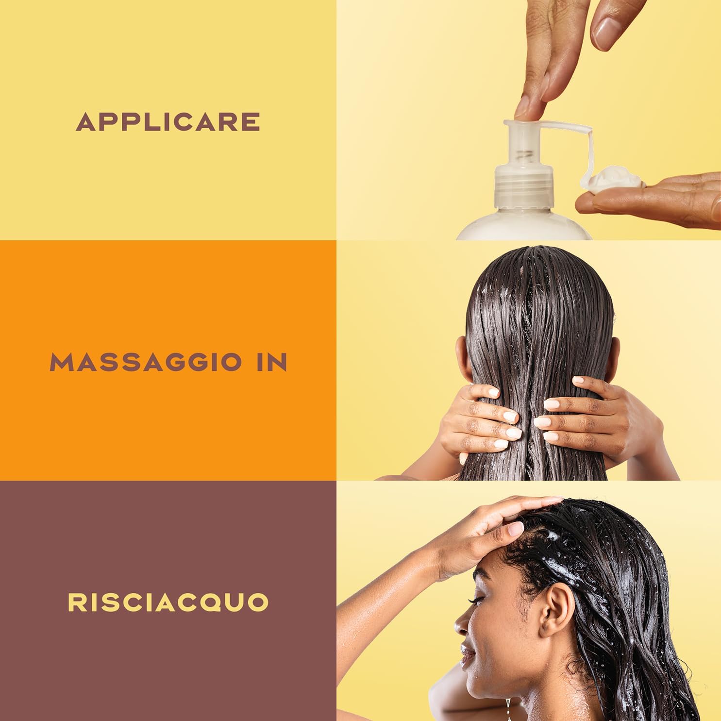 Detalle de Shea Moisture Strengthen & Restore Balsamo per capelli trattati e sfibrati con olio di ricino nero giamaicano e burro di karité, 384 ml