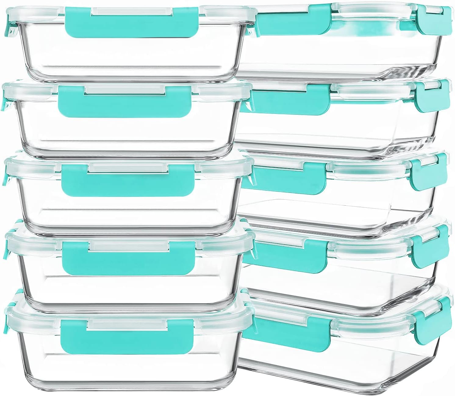 Thumbnail 4 de KOMUEE 30oz Glass Meal Prep Containers 🍱