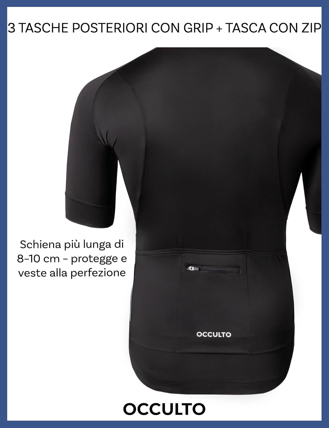 Thumbnail 1 de Occulto Maglia Ciclismo Uomo Milano (Modello: Milano) per MTB, Race-Fit attillata e traspirante
