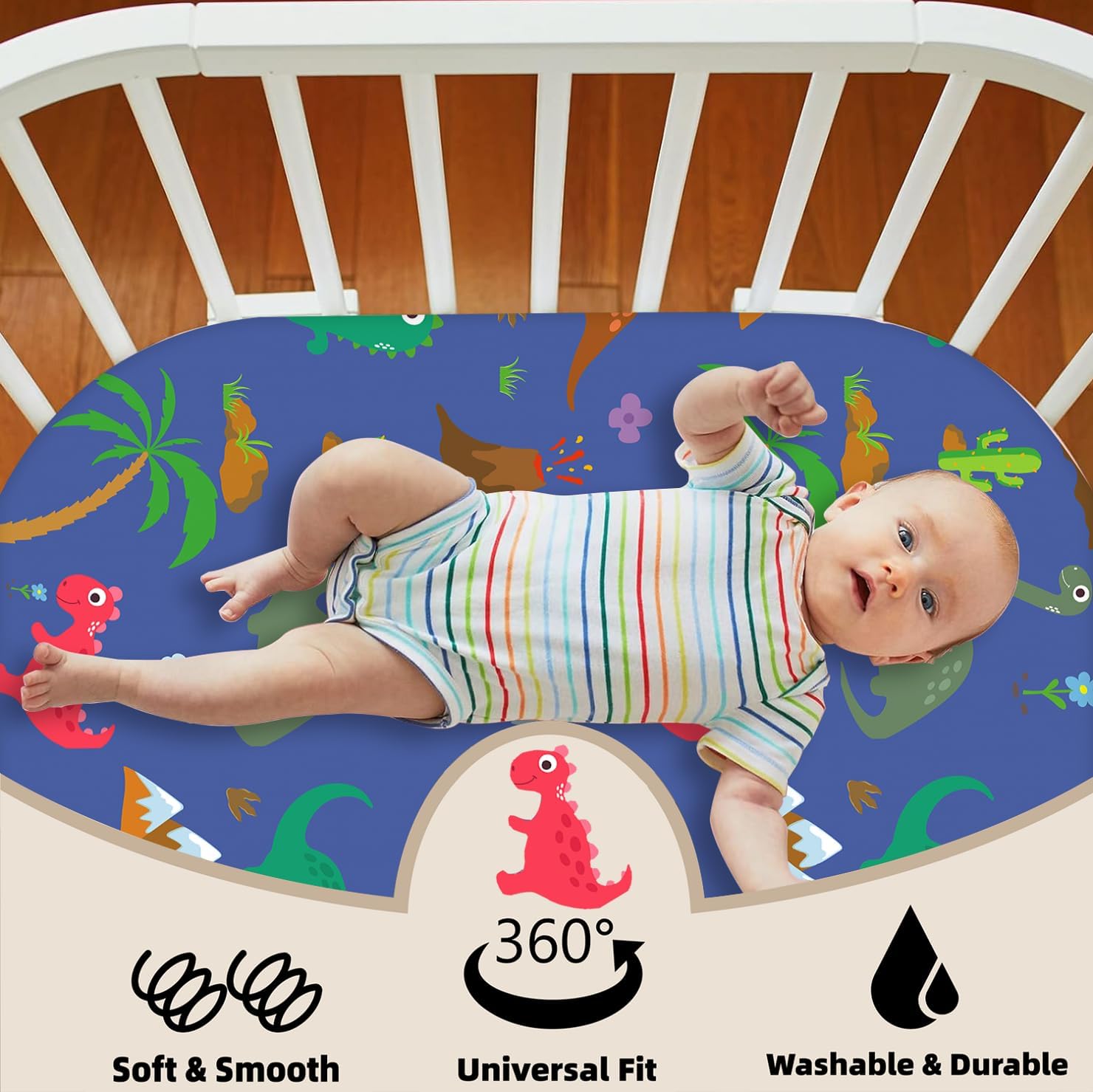 Thumbnail 6 de Bassinet Sheets, 4-Pack