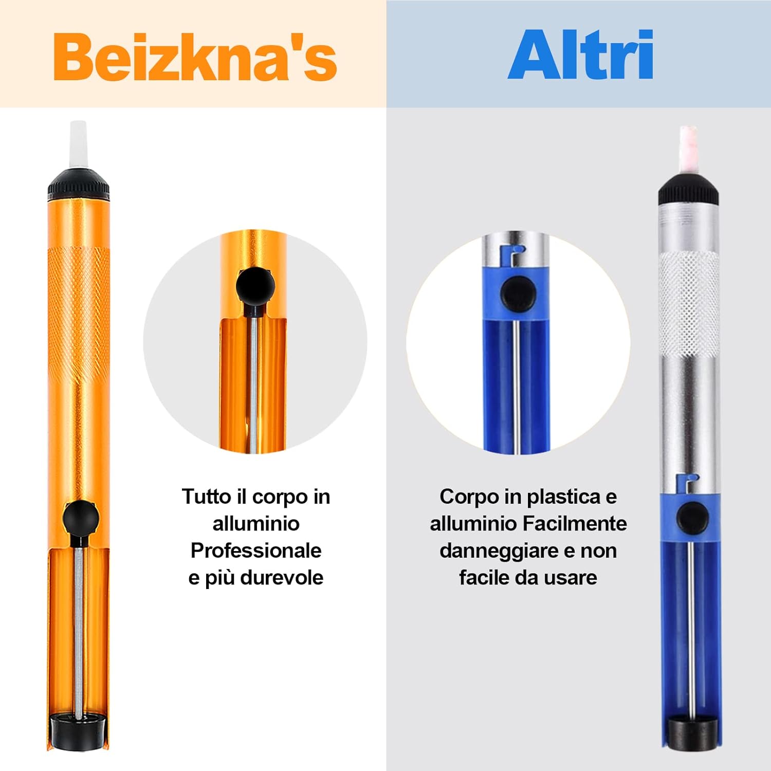 Thumbnail 6 de Kit saldatore a stagno 80W con LCD e temperatura regolabile 180–520°C, 13 in 1