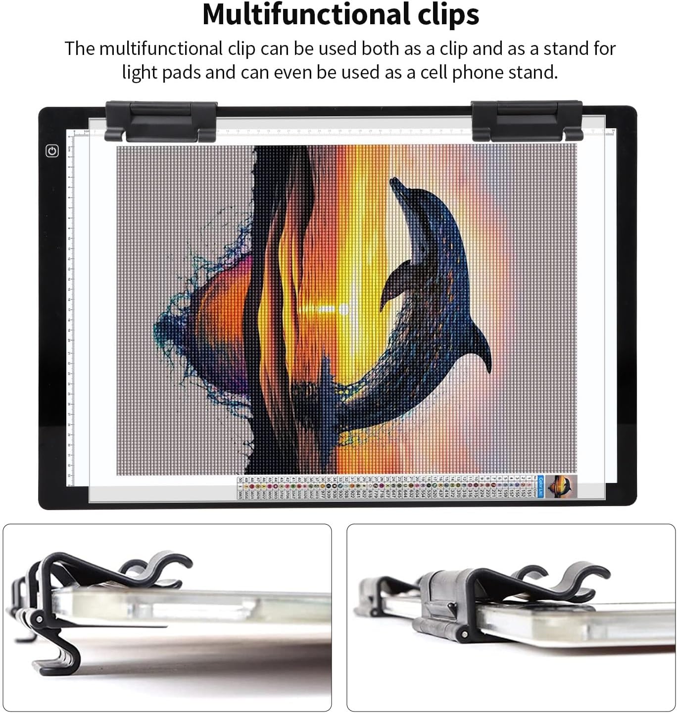 Detalle de Zocelight A2 Light Pad, 7mm LED Drawing Board with Adjustable Brightness