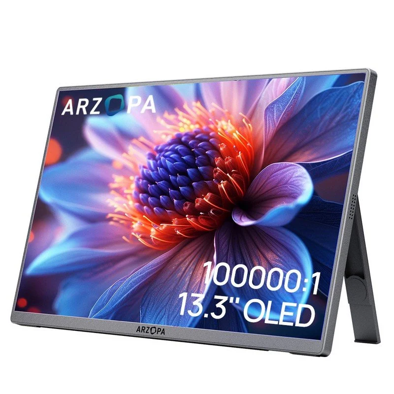 Detalle de Monitor Arzopa A3C Pro 13,3" OLED FullHD 60 Hz portátil con HDR10 y altavoces integrados