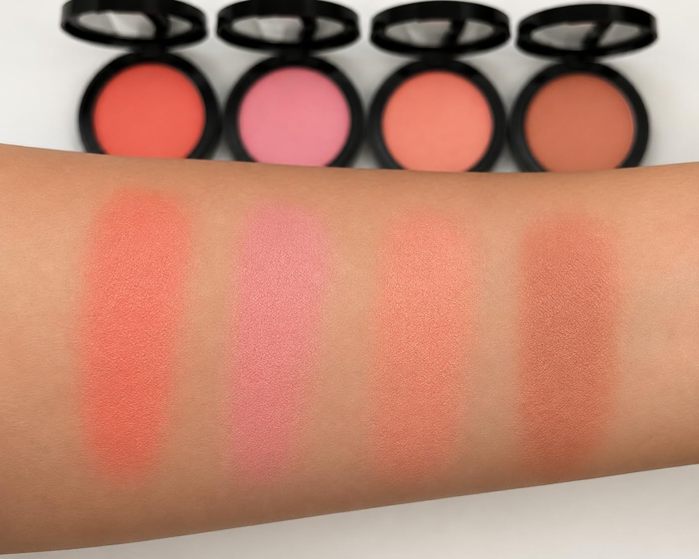 Detalle de Sandstone Scandinavia Fard à joues en poudre Rose Clair (Hypoallergénique & Vegan) – longue tenue