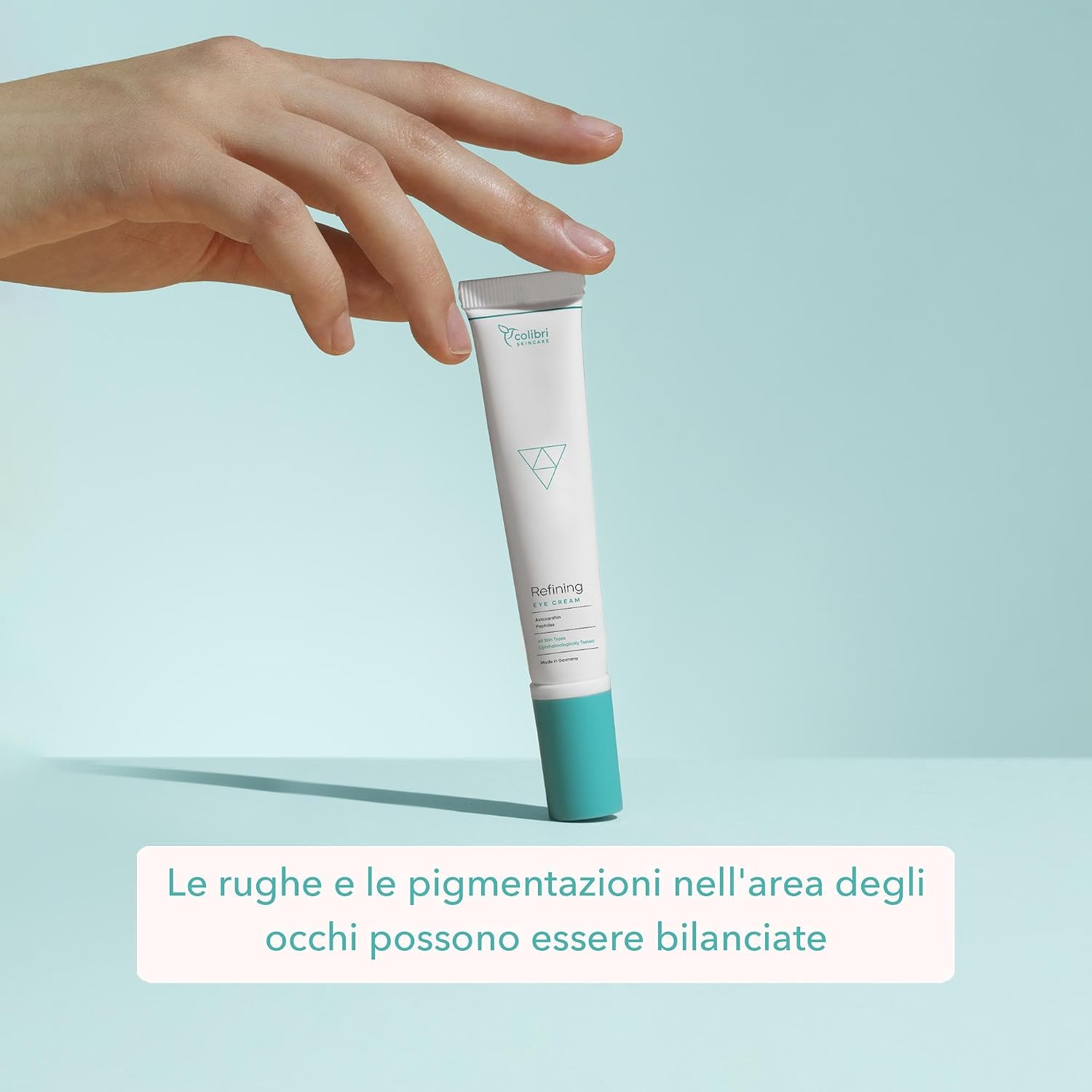 Detalle 2 de colibri skincare Refining Eye Cream 20 ml – Crema contorno occhi anti-occhiaie e contro il gonfiore