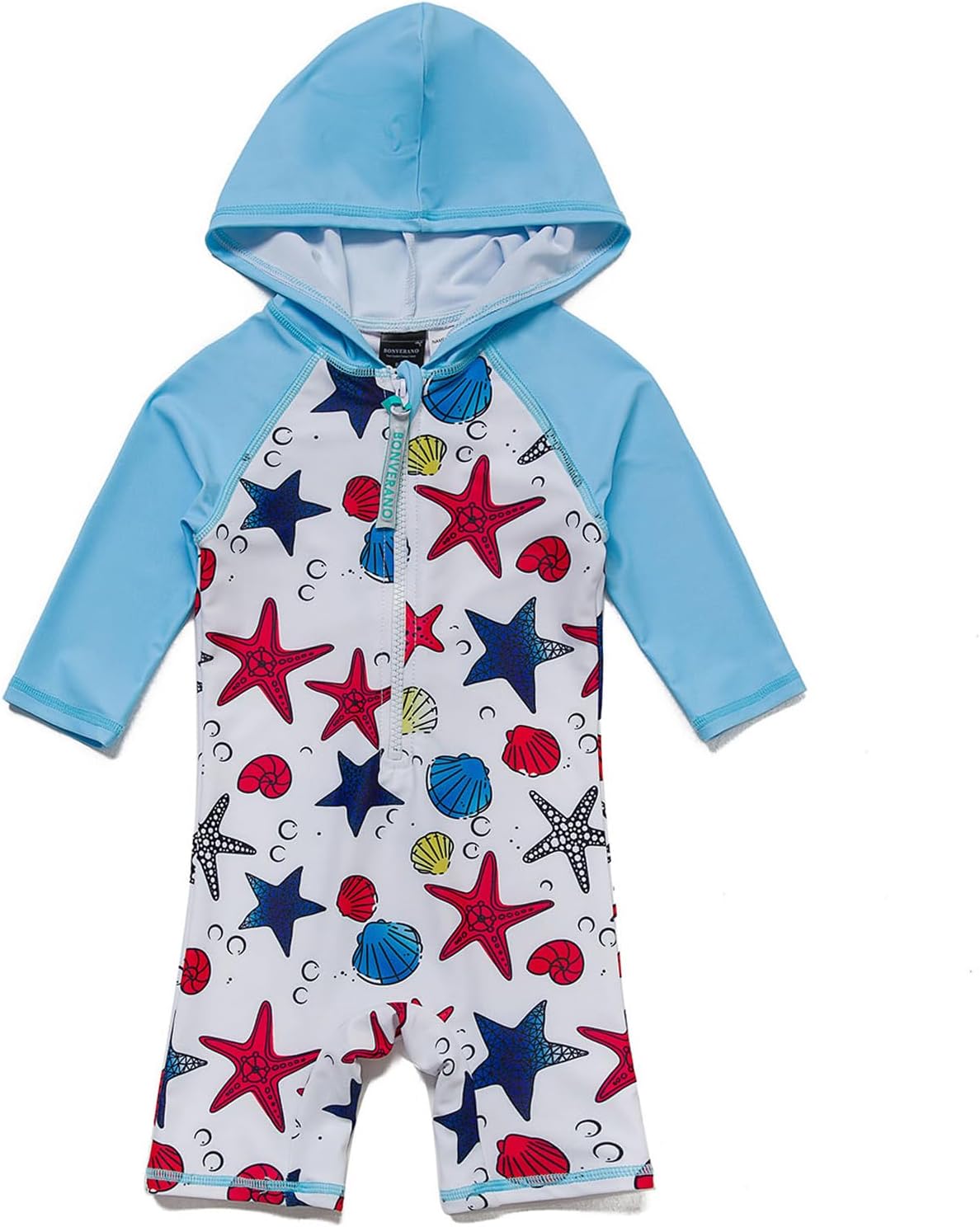 Thumbnail 6 de BONVERANO Badeanzug für Babys und Kleinkinder mit Kapuze und UV-Schutz 50+ (UPF) – 0–4 Jahre