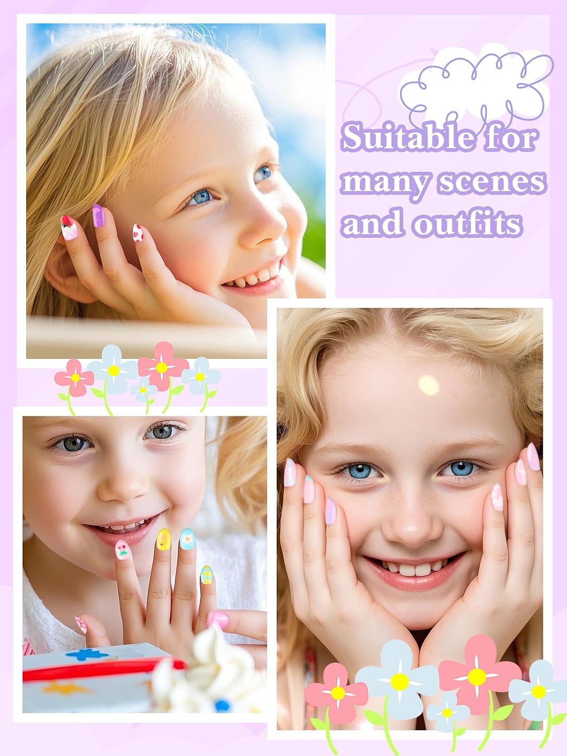 Thumbnail 4 de EBANKU 168-piece Kids Press on Nails