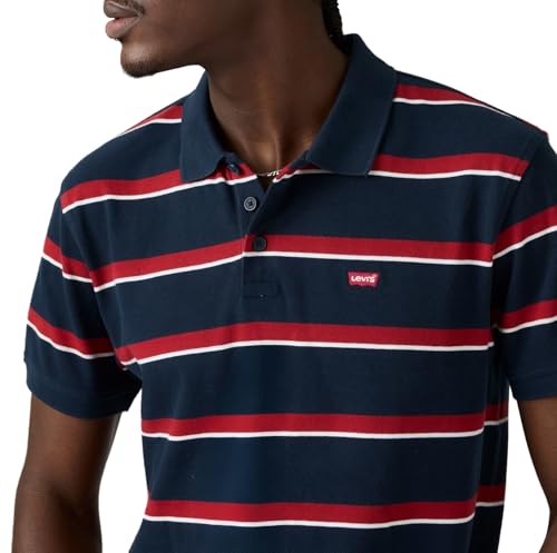 Detalle de Levi's Hm Polo Alden Stripe Navy Blazer S, Alden Stripe Navy Bl, L