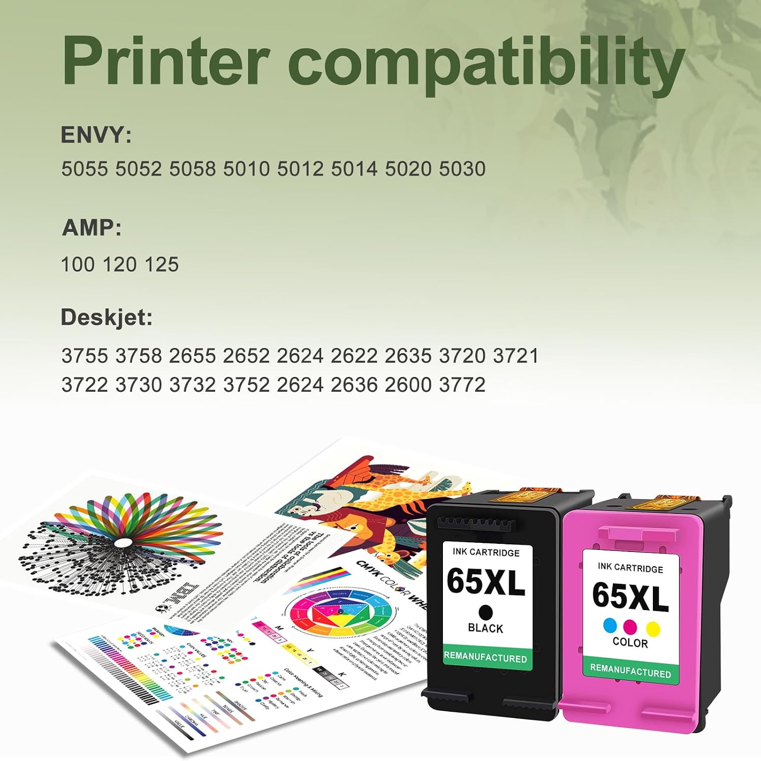 Detalle 2 de 65XL black ink cartridges, 2-pack