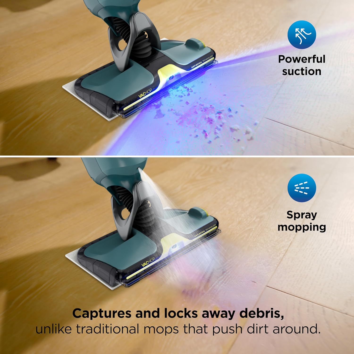 Detalle de Shark VACMOP Reveal VM401 Cordless Vacuum Mop