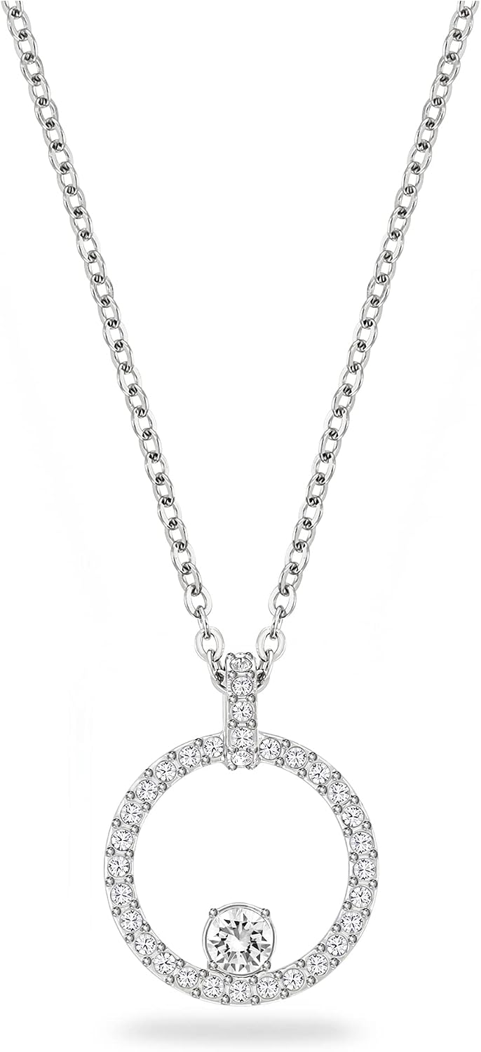 Detalle 2 de Swarovski Collar Creativity con aro y cristales blancos para mujer