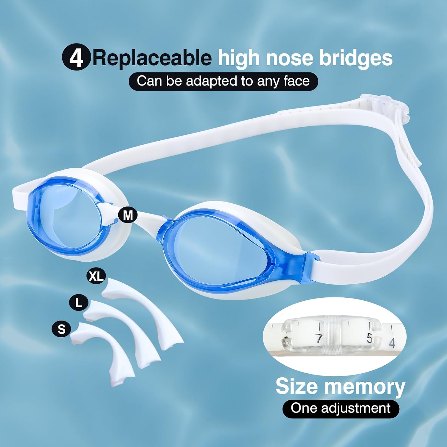 Thumbnail 5 de Dizokizo Swimming Goggles: No Leaking, Anti-Fog, UV Protection