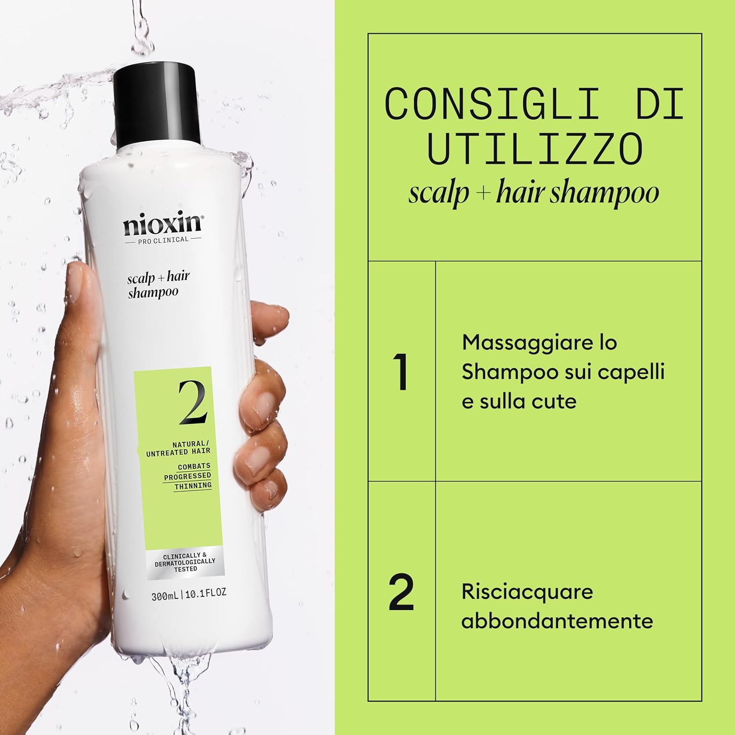 Thumbnail 4 de Nioxin Scalp + Hair Thickening Sistema 2: shampoo fortificante, balsamo e trattamento cuoio capelluto per capelli naturali