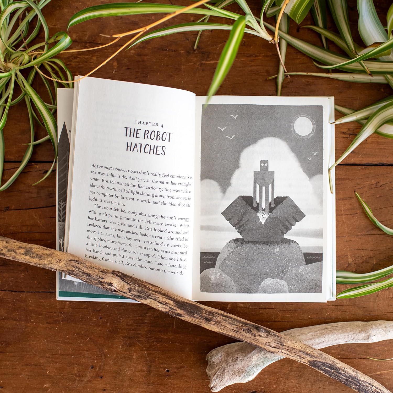 Detalle 1 de The Wild Robot (Volume 1) Hardcover Book by Peter Brown