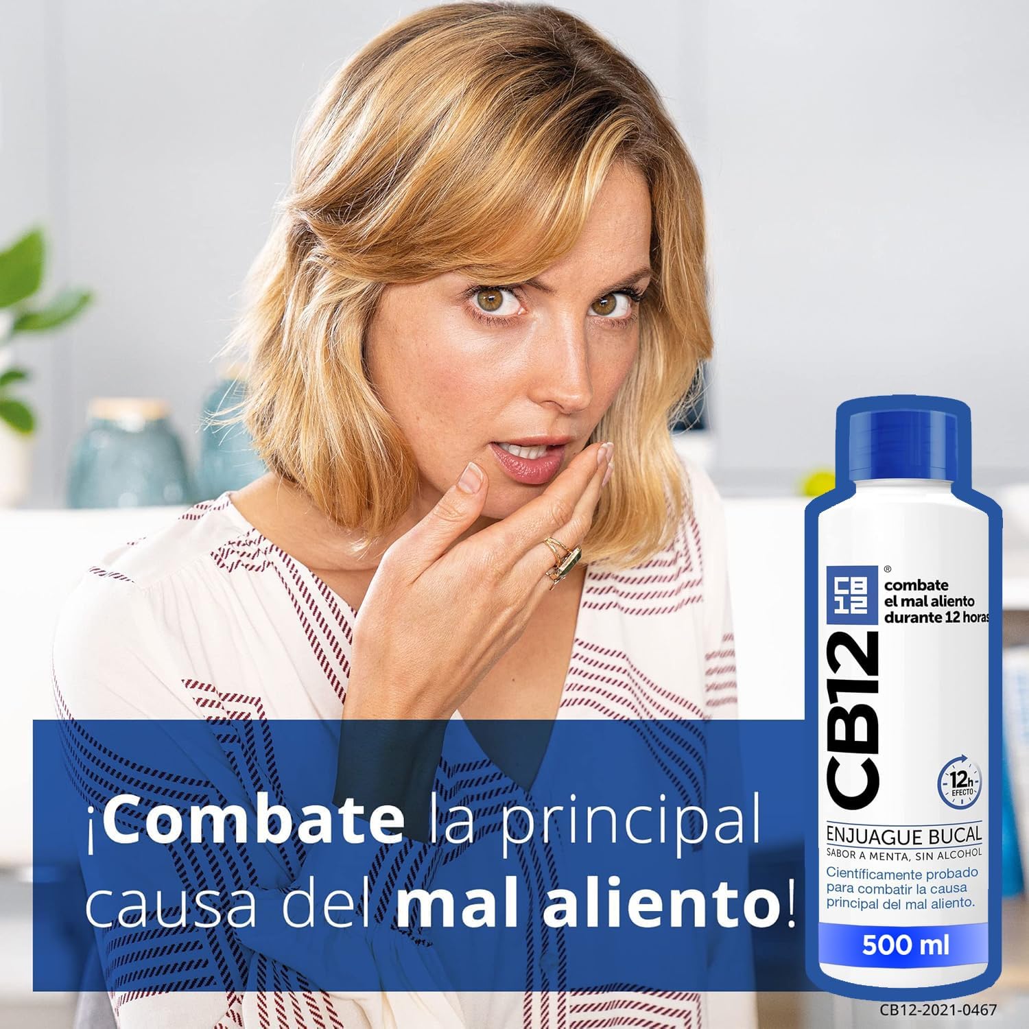 Thumbnail 2 de CB12 Enjuague Bucal 500 ml contra halitosis 📗