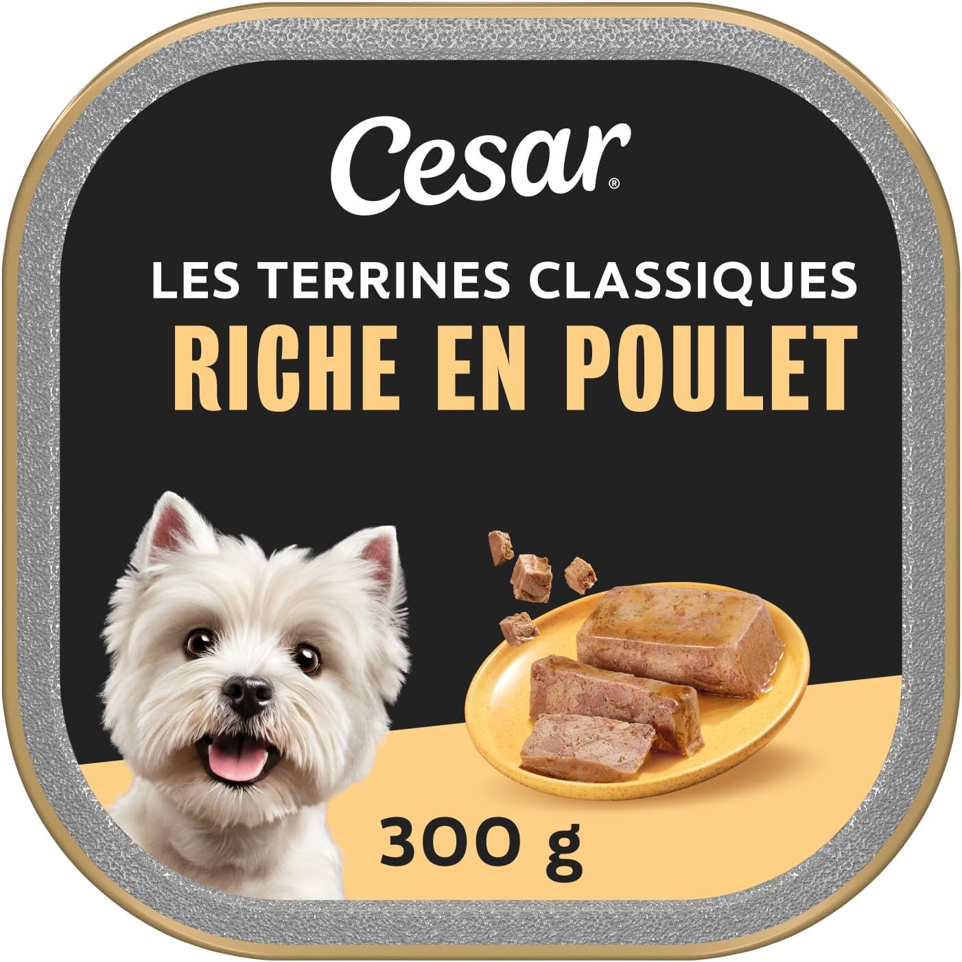 Thumbnail 6 de Cesar Barquettes Les Terrines du Jardin – Nourriture humide pour chien (16 x 300 g) à base de viande et légumes