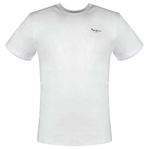 Detalle de Pepe Jeans Original Basic 3 N Camisetas de Manga Larga en Blanco (XL) para Hombre