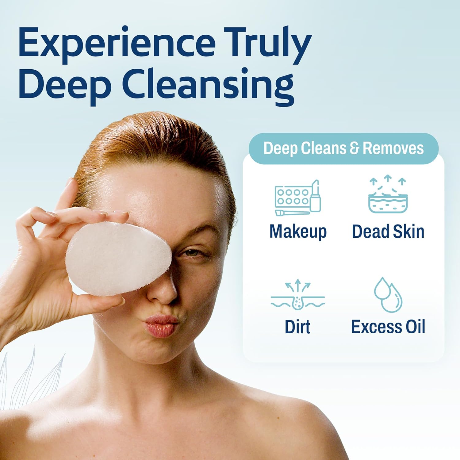 Detalle de HartFelt Regular Exfoliating Facial Sponge 10-pack