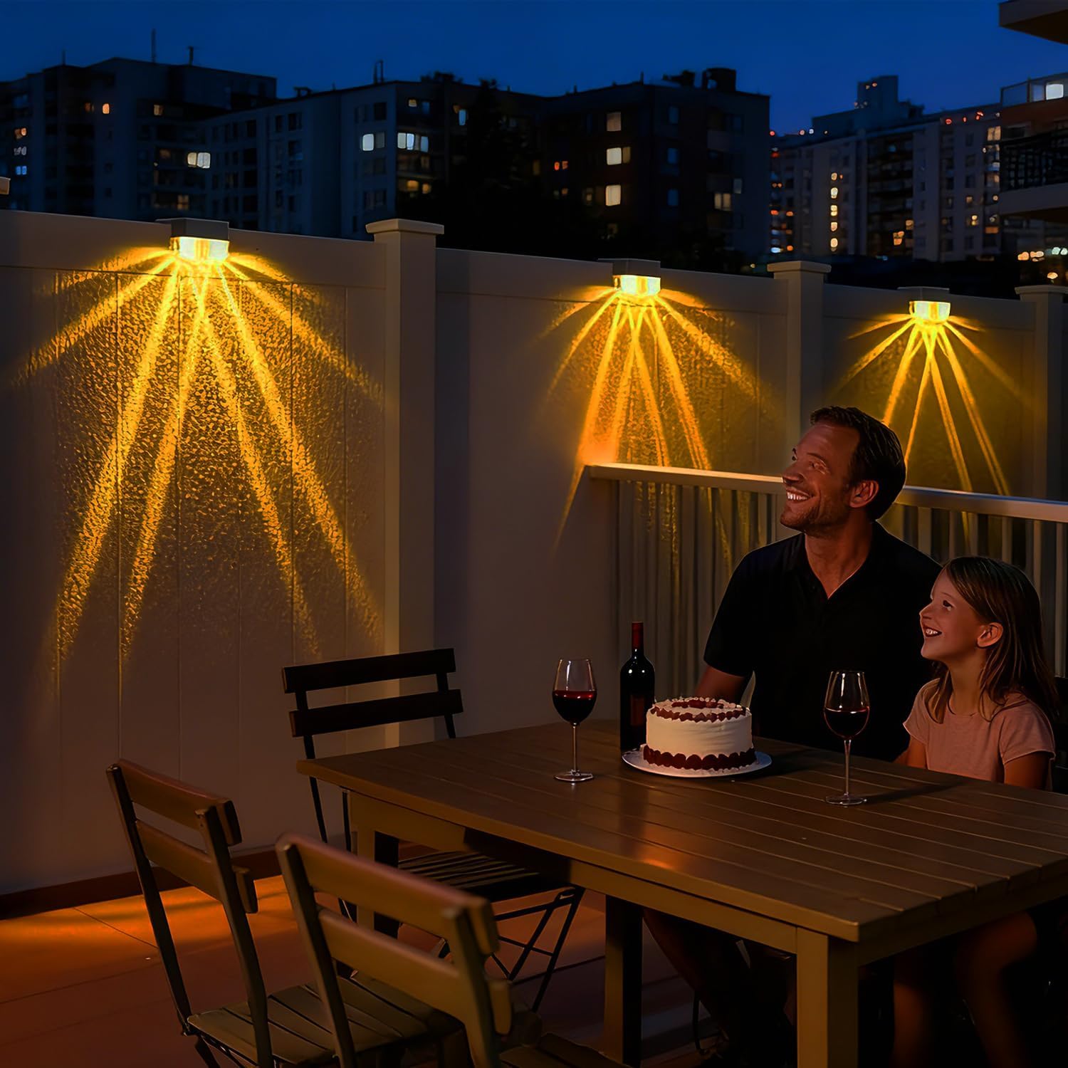 Thumbnail 5 de ONSTUY Luci Solari per Esterni (6 pezzi) – Luce da Recinzione IP65, Bianca Calda, Installazione Semplice