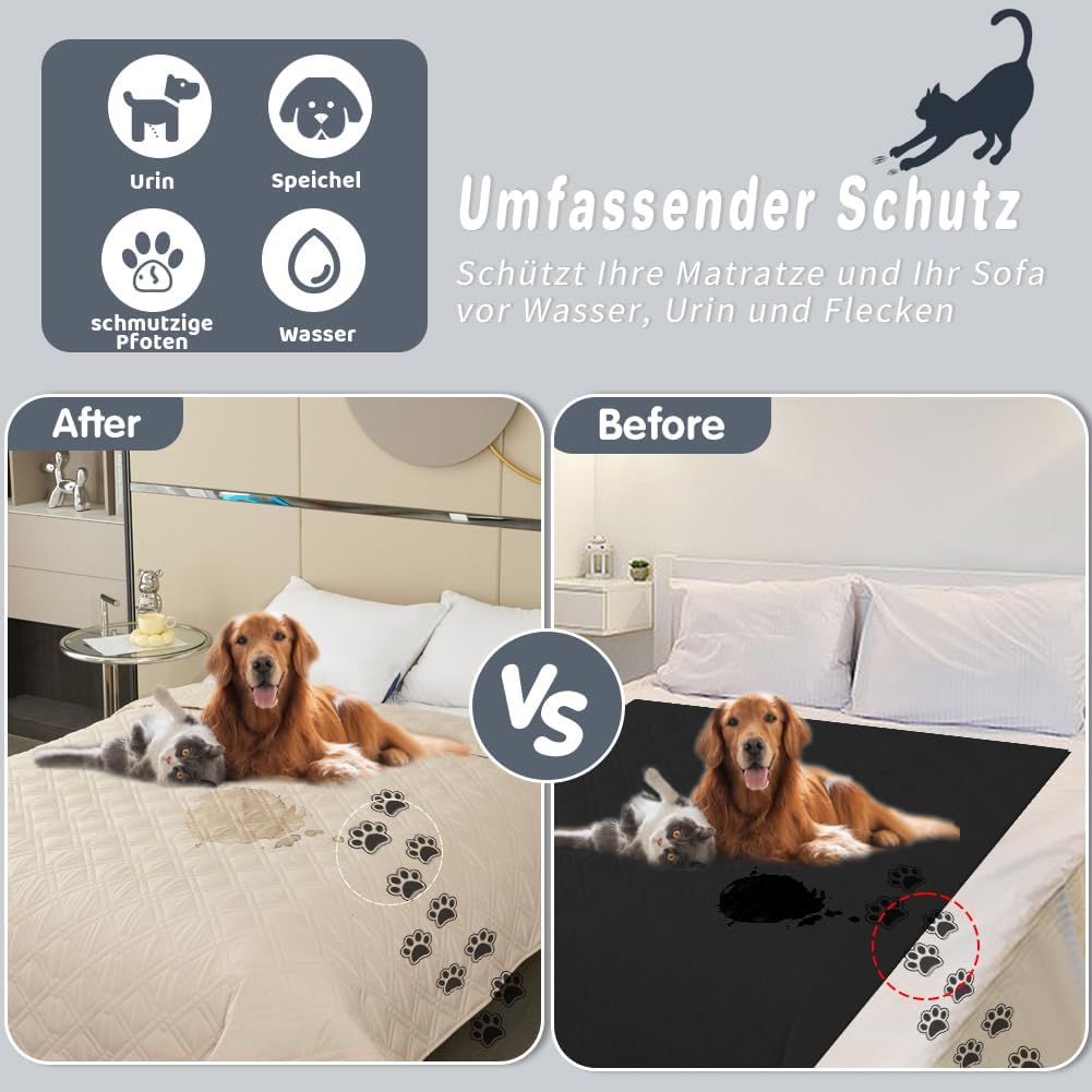 Thumbnail 6 de DUJUIKE Couch Cover for dogs bankhoes, waterdicht en antislip