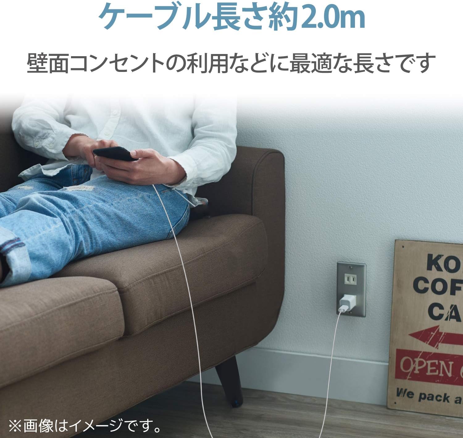 Thumbnail 6 de エレコム MPA-FUALS20WH Lightningケーブル 2m・高耐久・Apple認証品