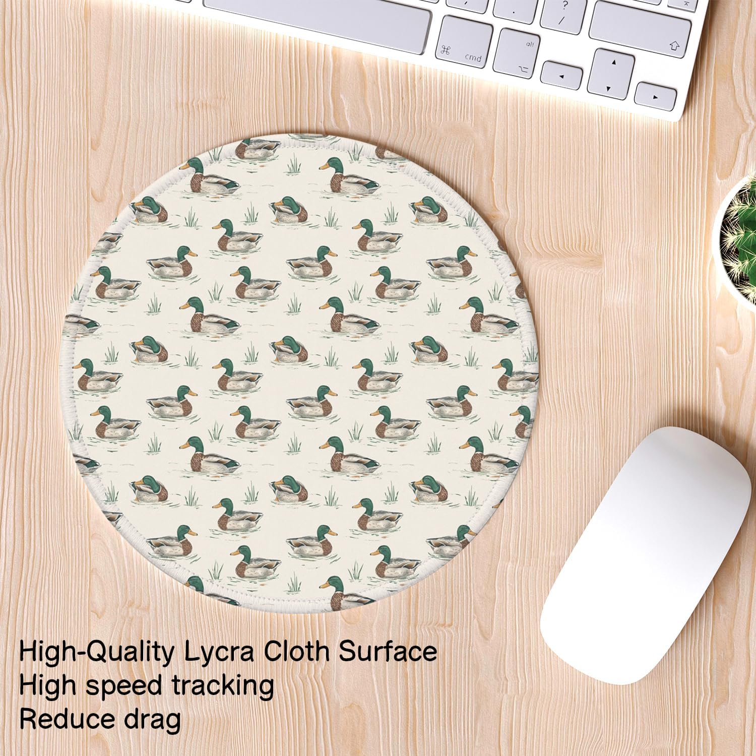 Detalle de NaZaUK Round Mouse Pad, 8.7 x 8.7 Inch