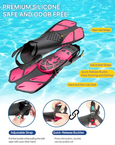 Detalle 2 de Ubekezele 4-in-1 Snorkel Set with Panoramic Mask 🤿