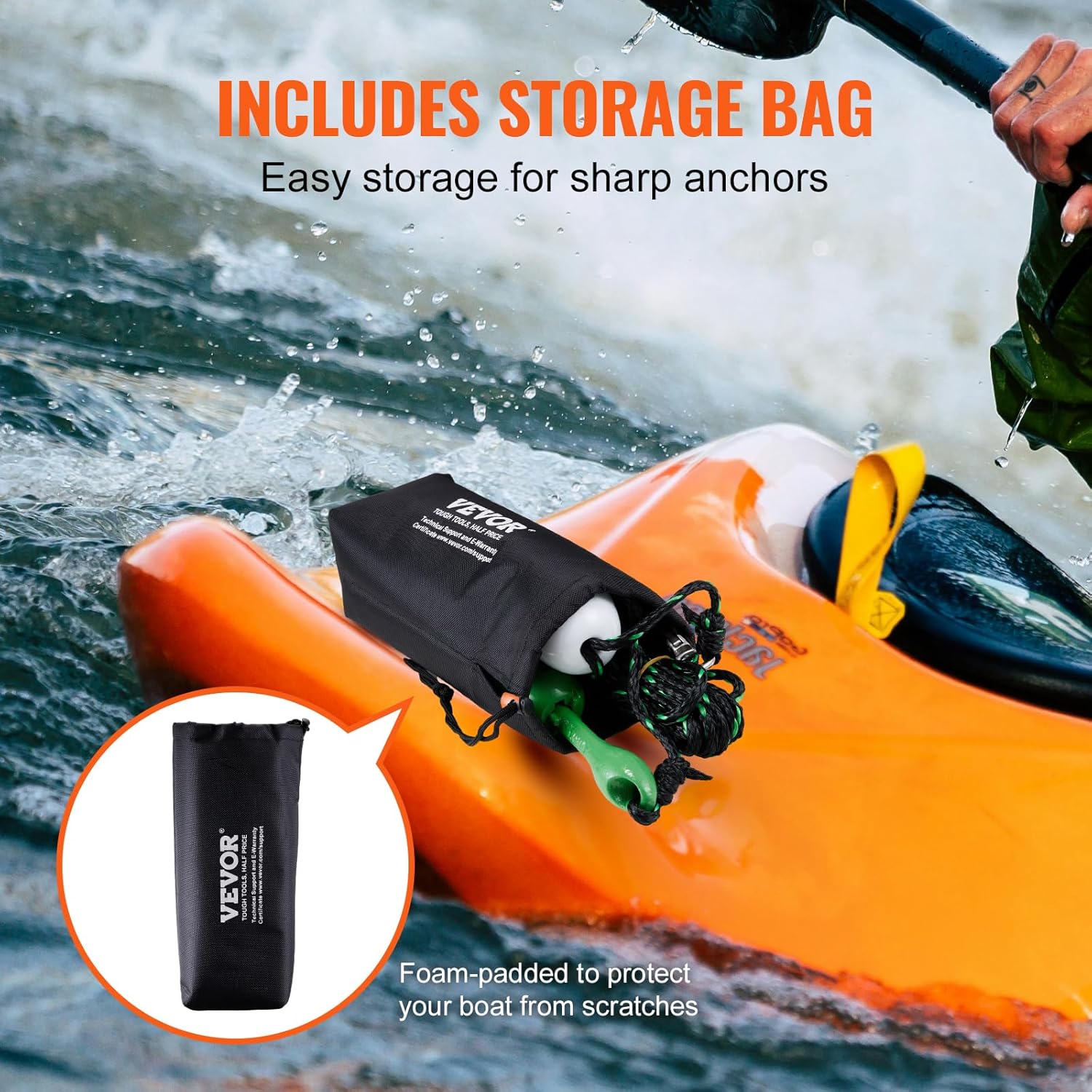 Thumbnail 4 de VEVOR Kit di ancoraggio per kayak