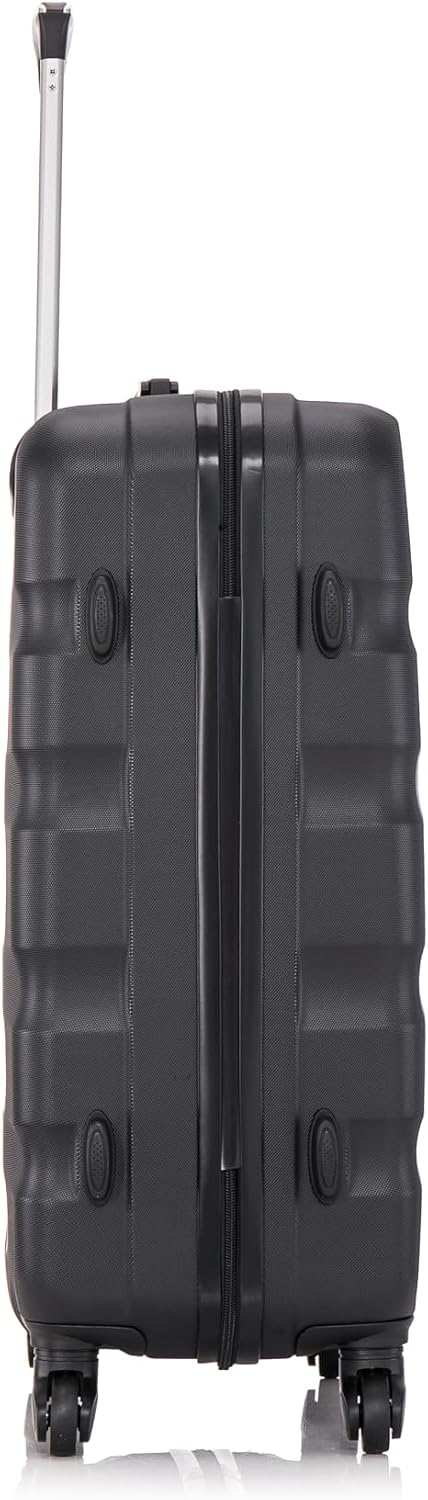 Detalle de CELIMS Set Valigie Media 20 kg Rigida Nero + Beauty Case 35 cm | Valigia 65 cm con 4 Ruote