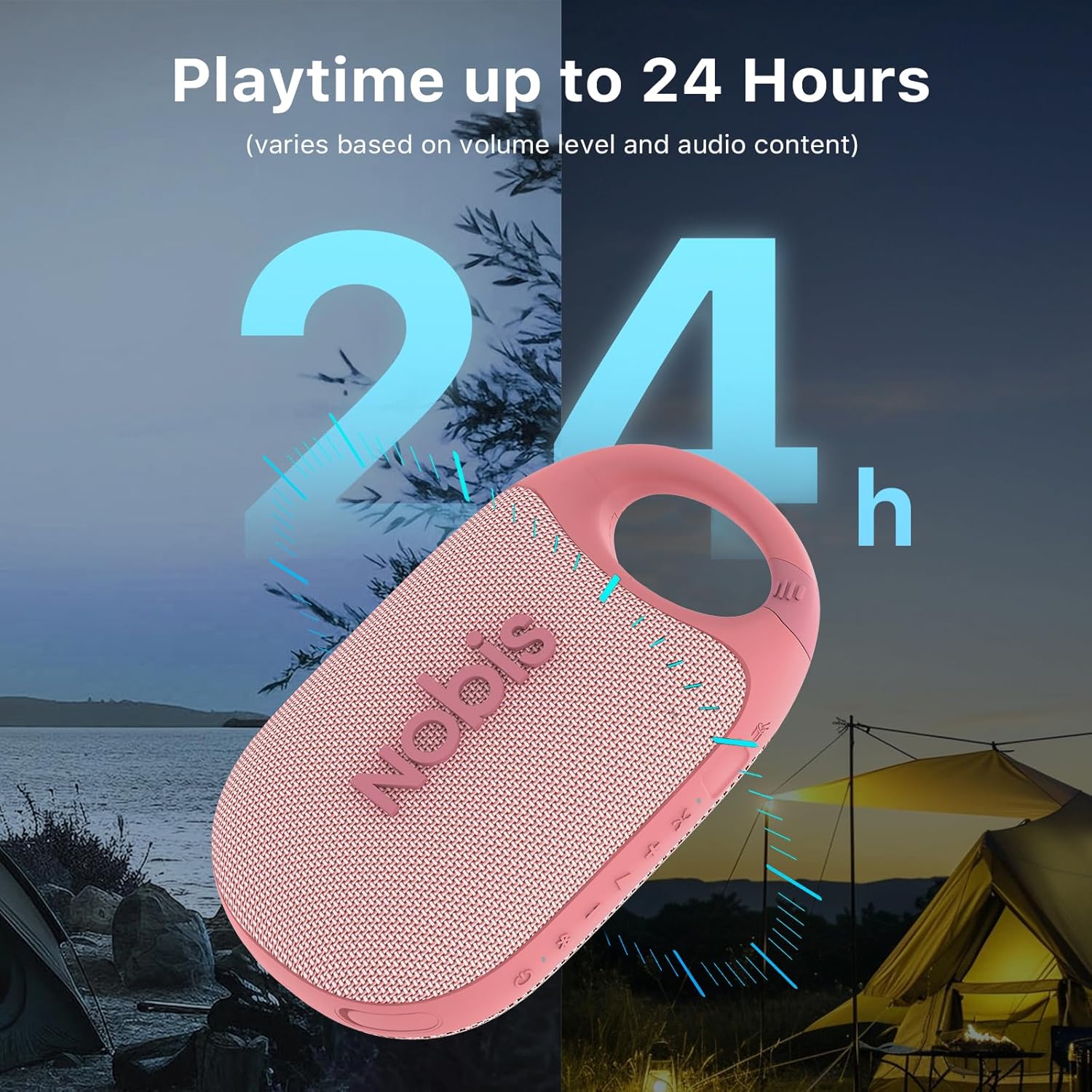 Detalle de NOBIS Clip N1 Portable Bluetooth Speaker 24H