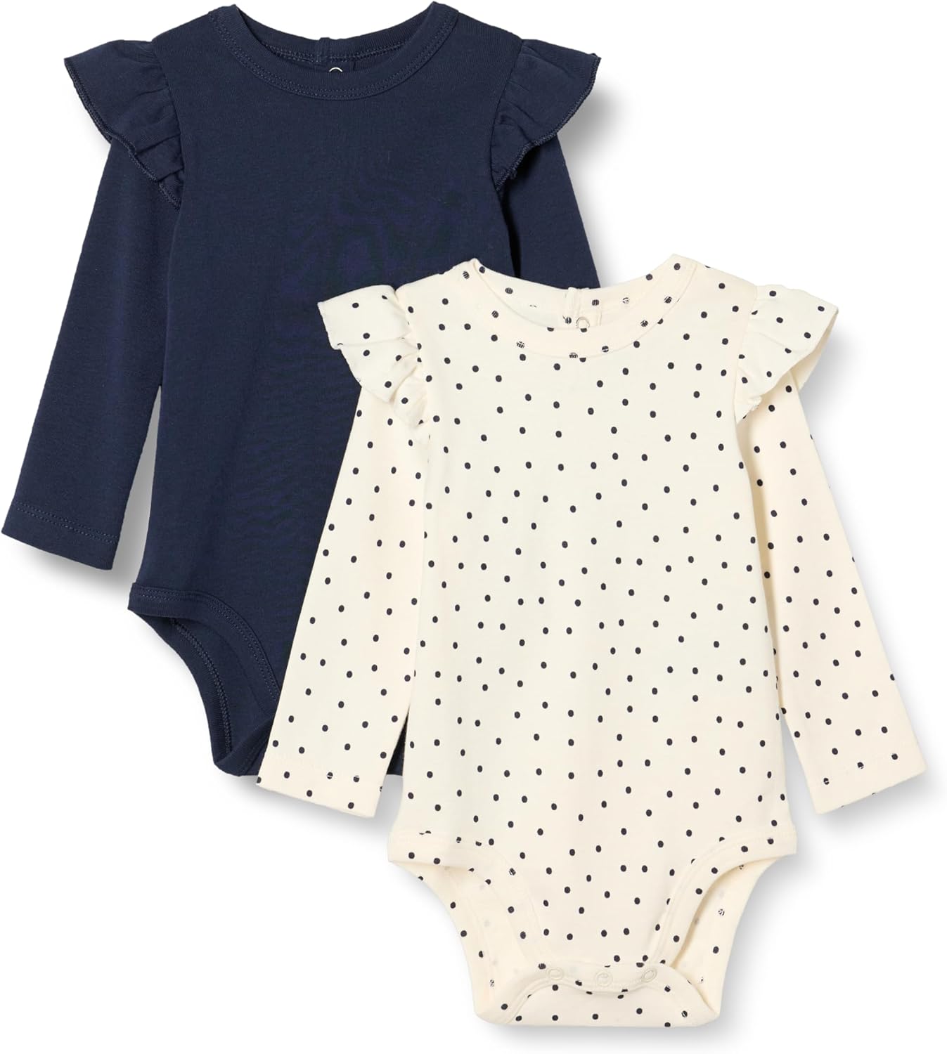 Detalle de Amazon Essentials Long-Sleeved Ruffle Bodysuit 👶