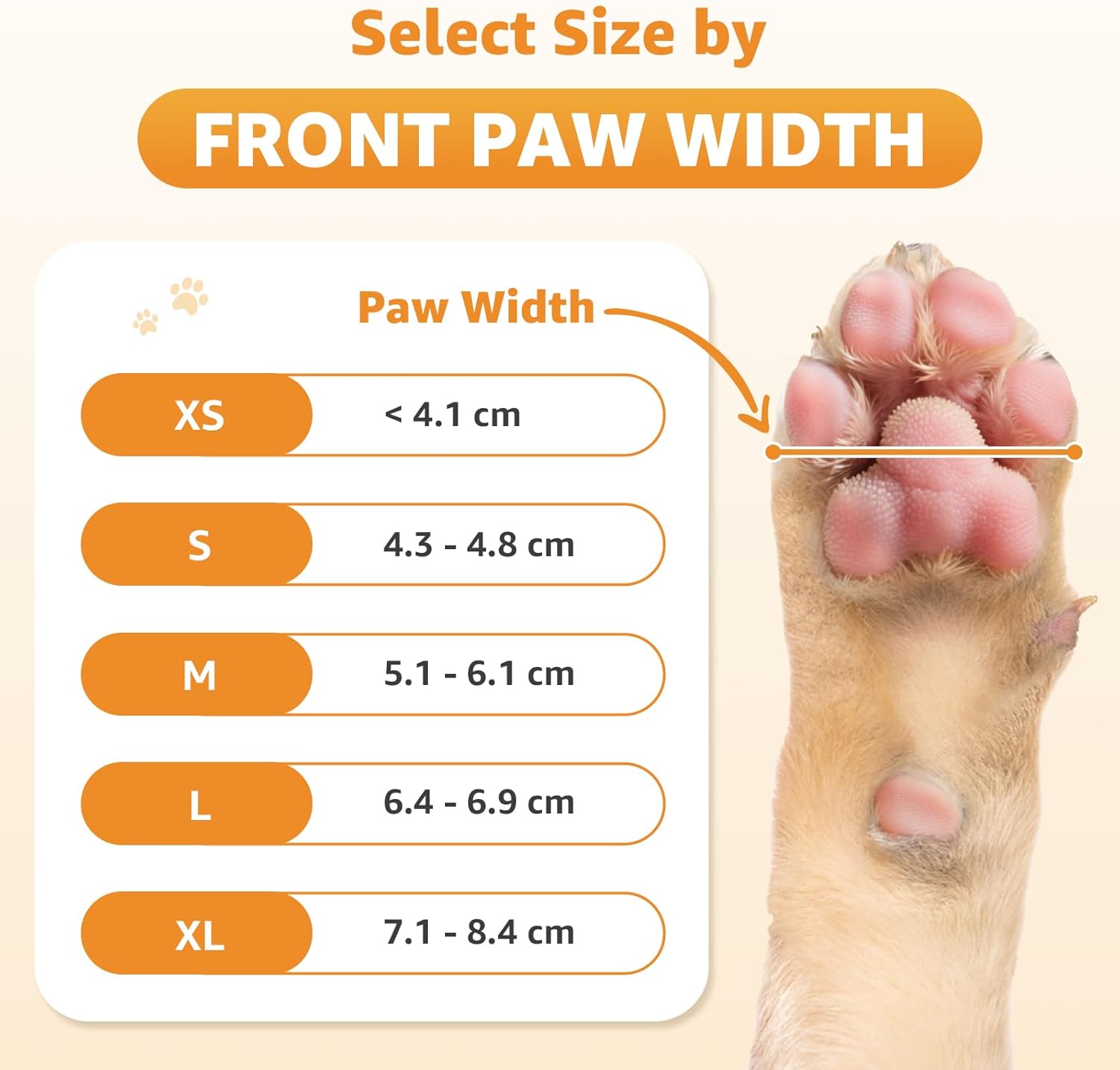 Thumbnail 4 de 2 Pairs Dog Socks with Grips (Paws Stop Licking) – Anti-slip adjustable paw protectors, Size L