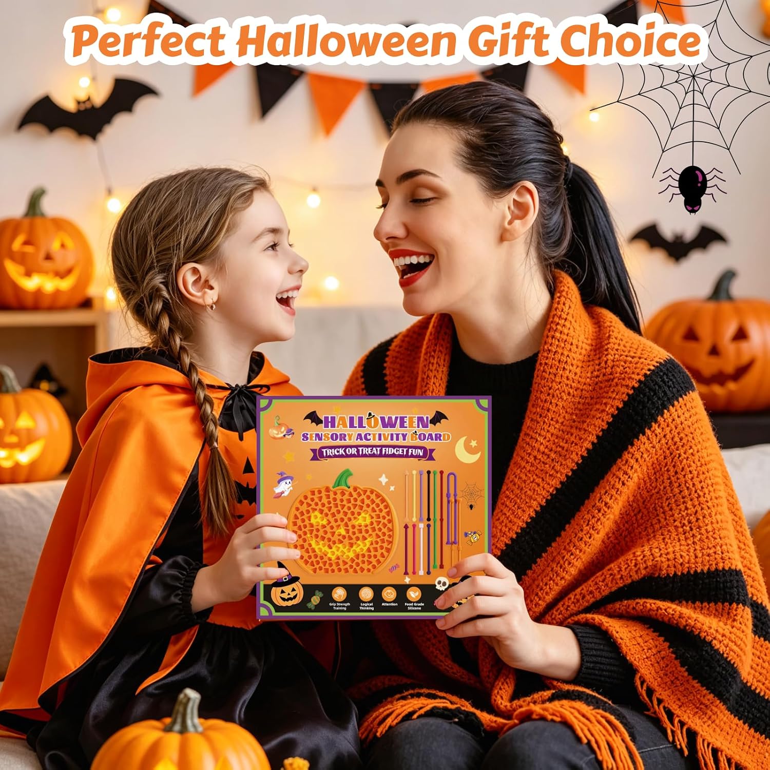 Thumbnail 6 de Pumpkin Silicone Sensory Activity Board