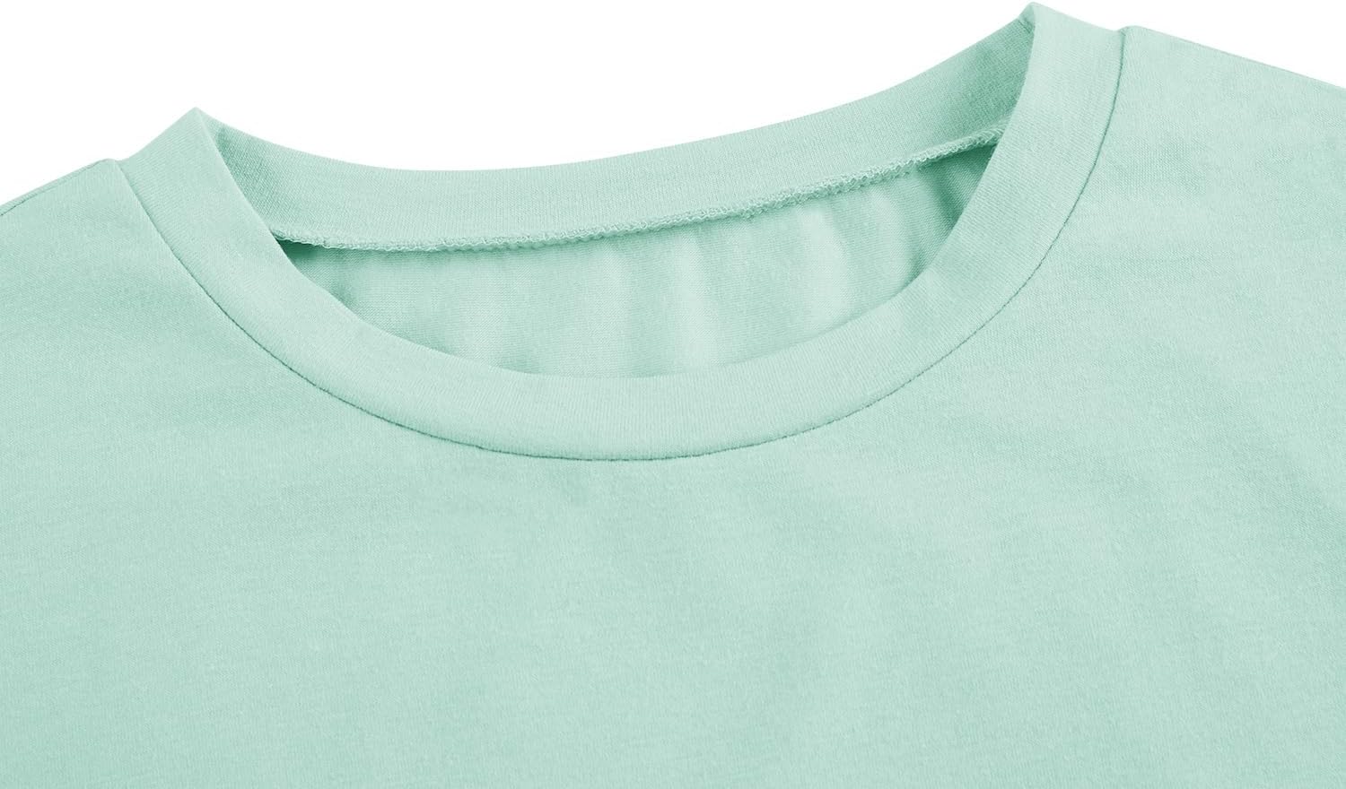 Thumbnail 2 de Haloumoning T-shirt voor meisjes met ronde hals, korte mouwen en borstzak