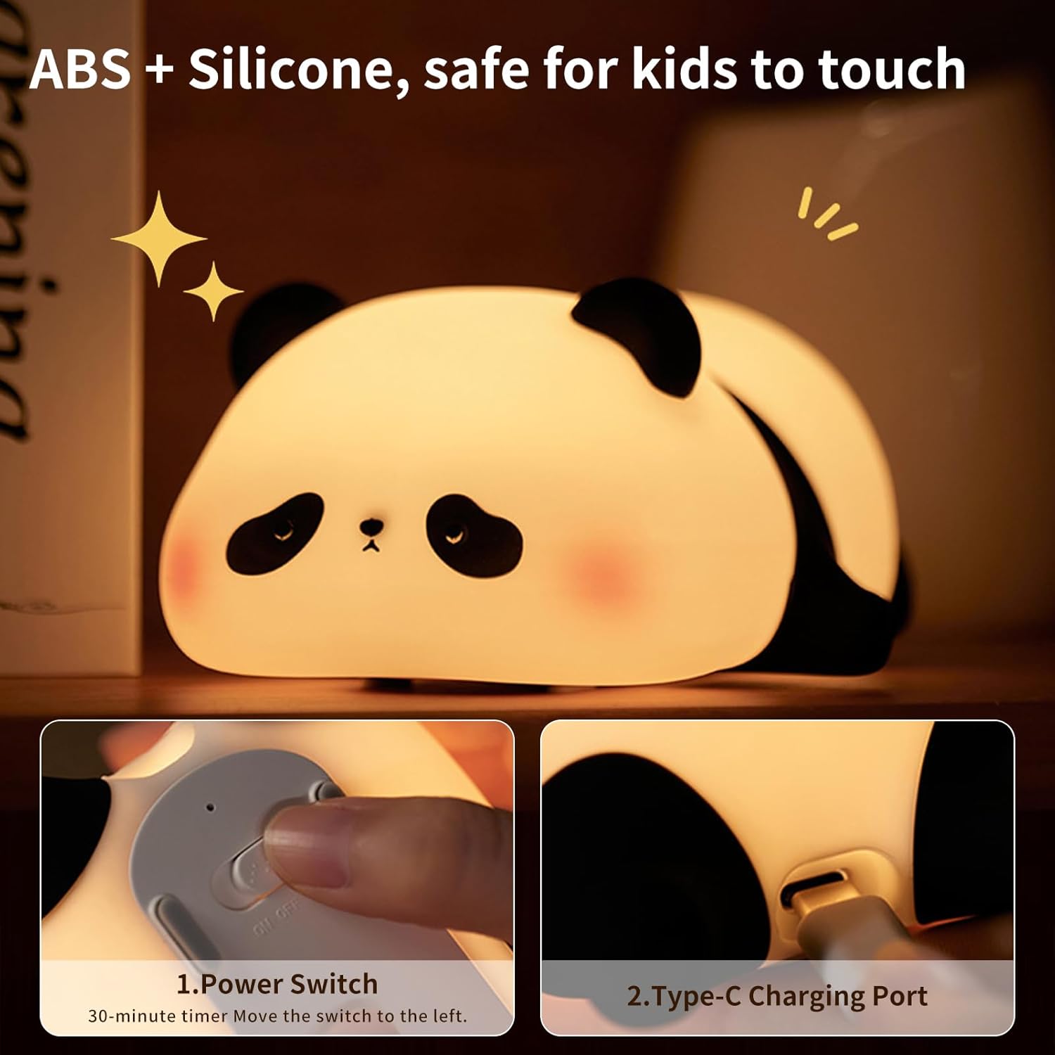 Thumbnail 5 de AmmToo Nachtlicht Panda dimmbar 1200 mAh