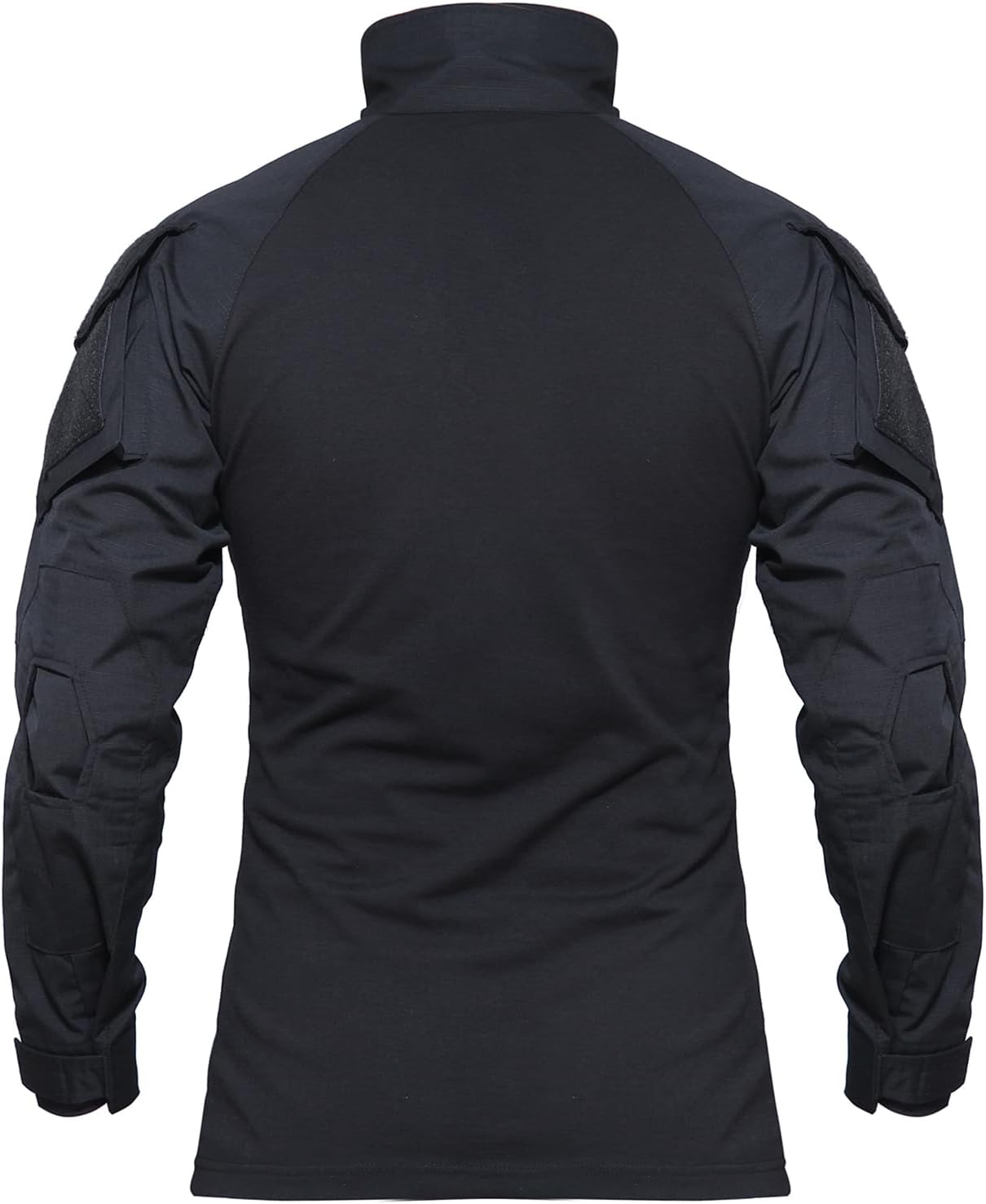 Detalle de TACVASEN Slim Fit Herren Baumwollhemd Outdoor Military T-Shirt mit Tasche