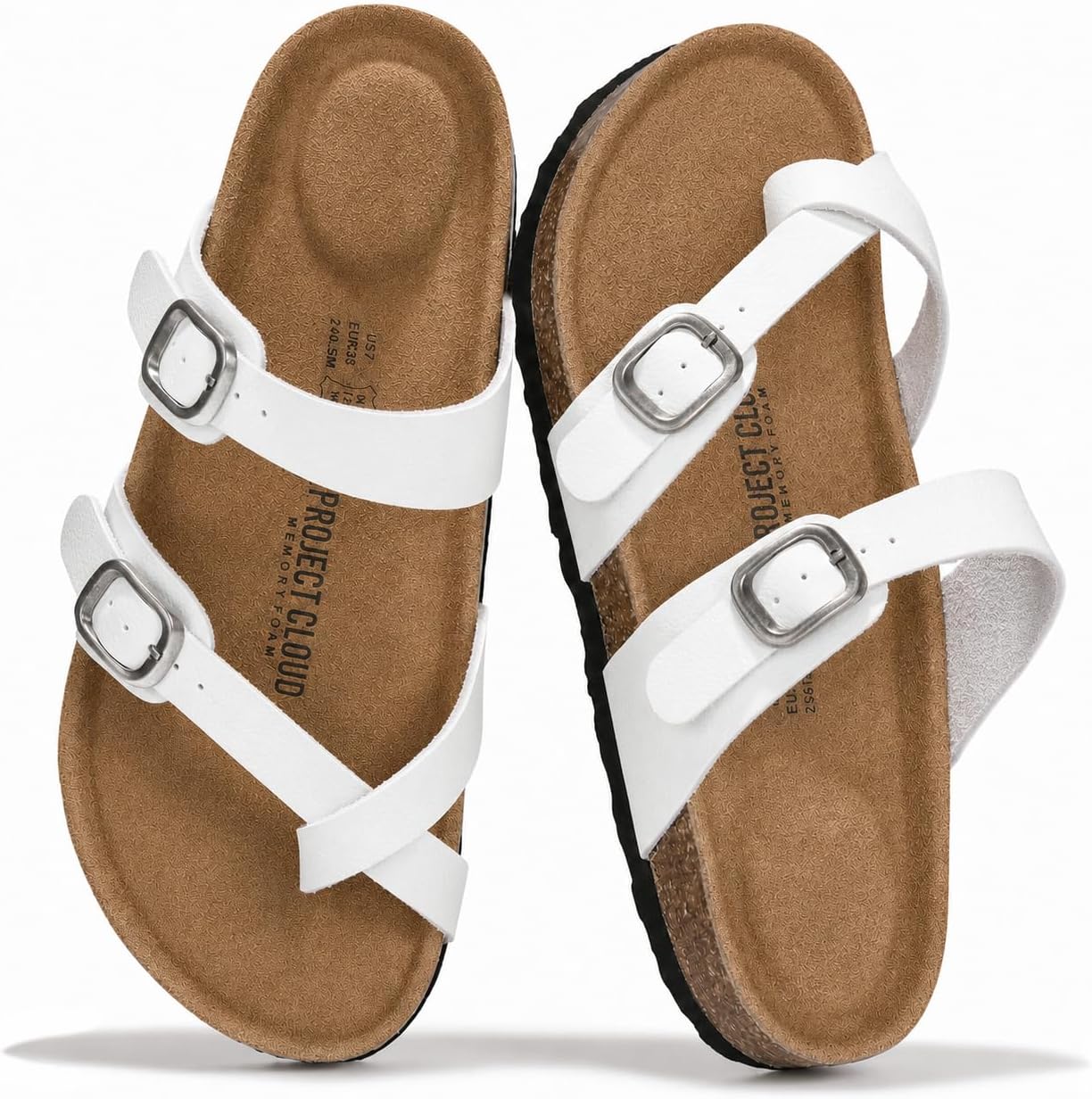 Detalle de Project Cloud 100% Genuine Leather Women's Sandals