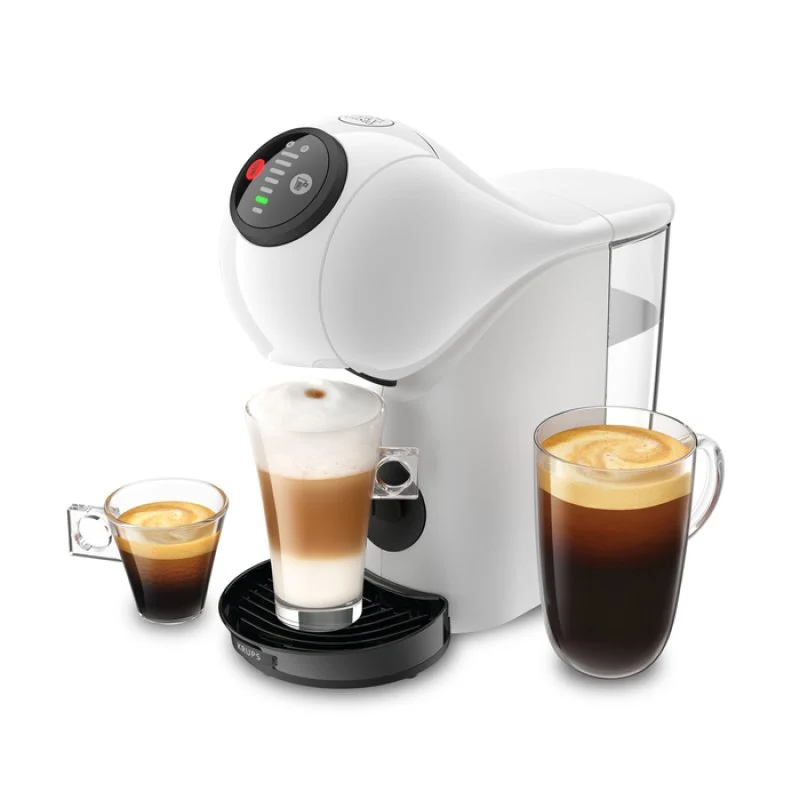 Detalle de Krups Genio S Cafetera Dolce Gusto Blanca 300 ml